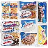 Hostess Variety Pack | Honey Buns, Coffee Cake, Donettes, Cakes, and Danish | 12 Packs