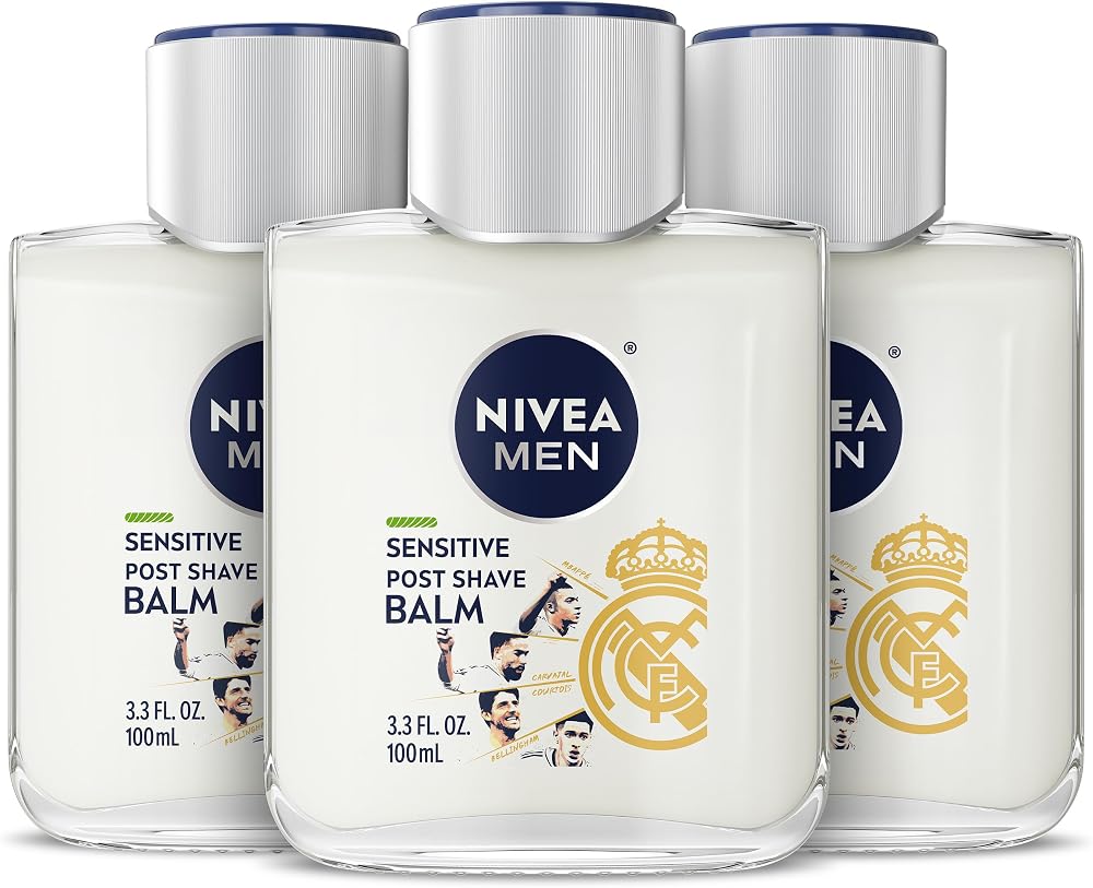 NIVEA Men Sensitive Post Shave Balm 3.3 fl oz Pack of 3