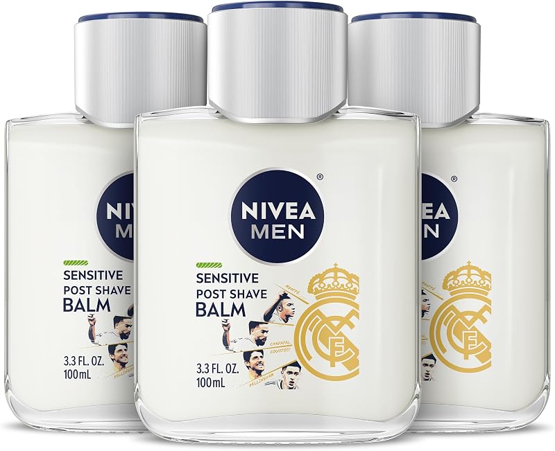 NIVEA Men Sensitive Post Shave Balm 3.3 fl oz Pack of 3