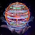 ETPlanet Flying Orb Ball Toys Hover Soaring Flying Toy Cosmic Globe Magic Boomerang Spinner Hand Controlled Mini Drone Cool Stuff Gift for 6 7 8 9 10+ Year Old Kids Boys Girls Outdoor Indoor (Orange)