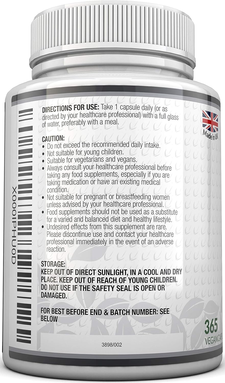 Nu U Nutrition Activated Charcoal, 365 Vegan Capsules not Tablets, 1 Year Supply, Supplement sourced from Natural Coconut - Image 5