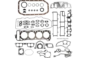 Riyhch Full Gasket Sealing Set FGS9000M Fit for Toyota 4Runner, for Pickup, for Celica 1985-1995 2.4L L4 8V SOHC Naturally Aspirated 22R, 22RE, 22REC Replace FGS9000, FGS9000M