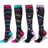 LEVSOX Compression Socks Women and Men, 20-30mmHg, Best for Nurses, Travel, Pregnancy