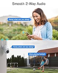 ANRAN 5MP Security Camera Outdoor, 360°PTZ