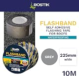 Bostik Flashband Self Adhesive Flashing Tape Roofs Grey 225mm x 10m view 2