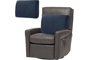 ROYALAY Lumbar Support Pillow for Recliner, Chair & Couch, Memory Foam Back Support Pillow for Elderly-20"x14"x5" Extra Thick & Supportive Backrest with Extension Straps for Ultra Comfort