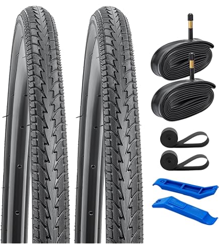 700x28c Tire YUNSCM 2-PCS 700C Road Bike Tires 700x38C/40-622 And - Main Image