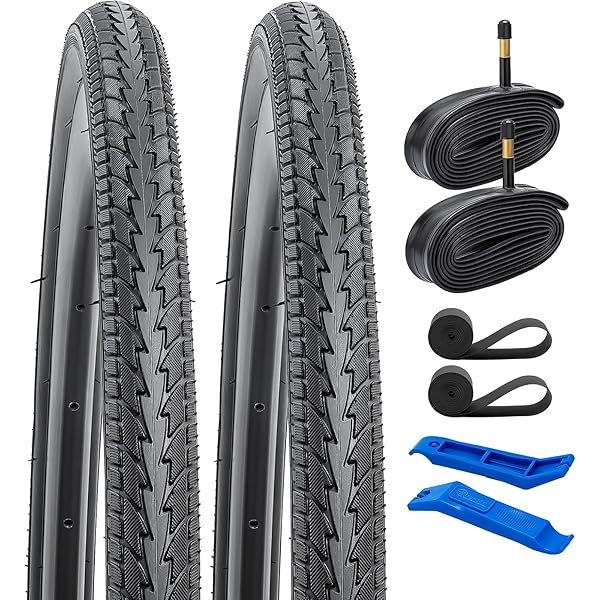 thumbnail image 2 of RUTU 2-Pack 700x28c Foldable Bike Tires - Fast Commuter Road Tires With Tire Levers & Liners Included 2 of 14