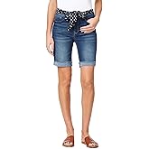 Angels Forever Young Women's 9" Signature Denim Bermuda Shorts