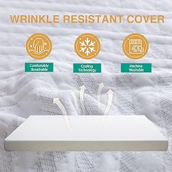 Dyonery 4.5 Inch Memory Foam Sofa Bed Mattress