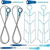 2 Packs Hydration Bladder Cleaning Kit, 8 in 1 Water Bladder Cleaning Brush Kit includes Flexible Long Bladder Brush for Hose