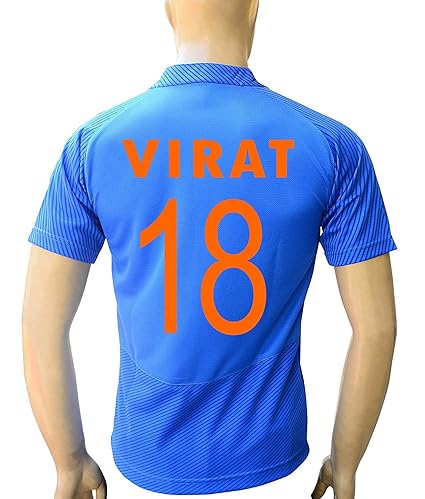 team india t shirt with name