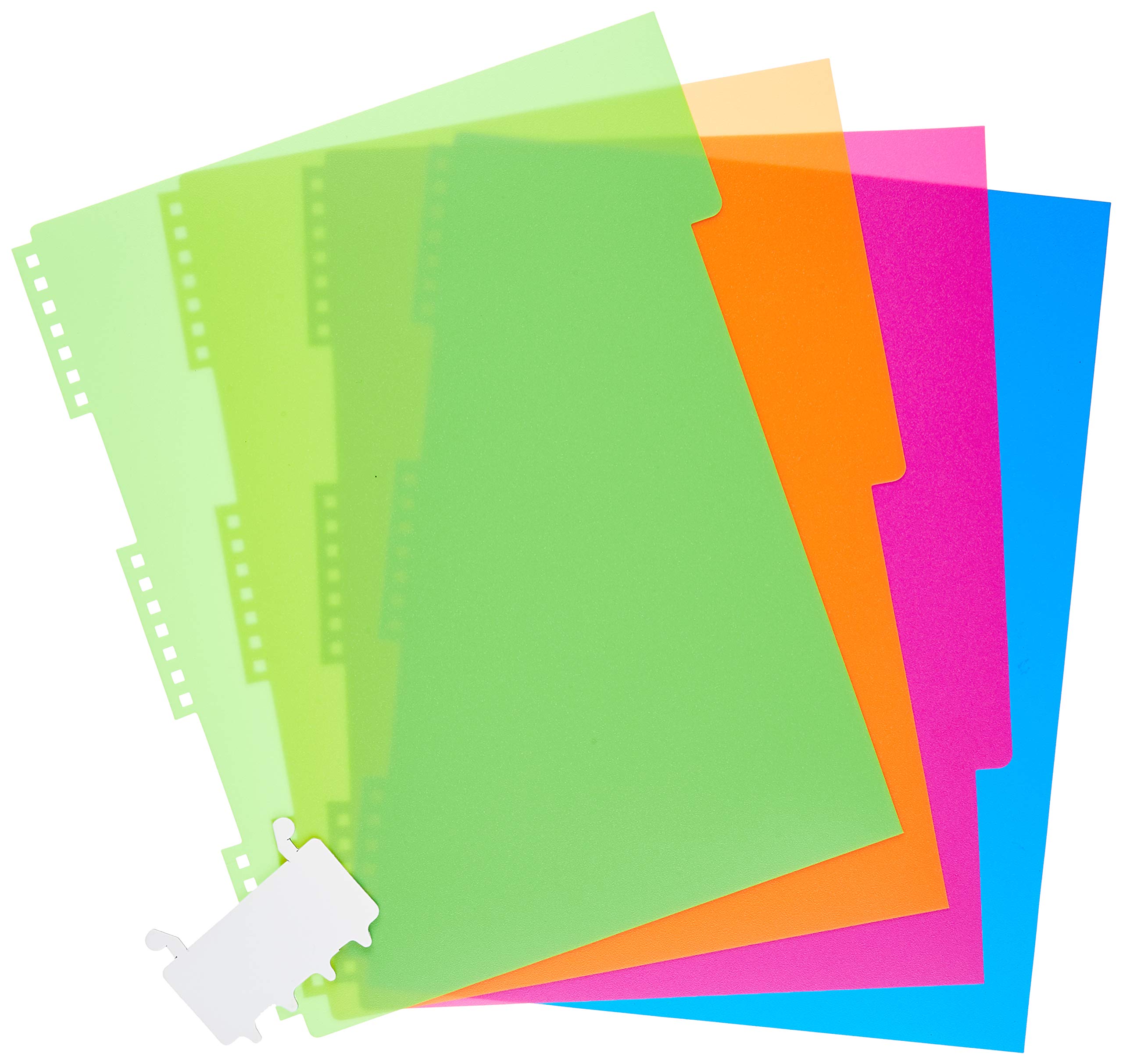 4 Position Spiral Binder Dividers