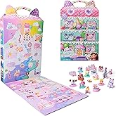 Gabby's Dollhouse: The Film Advent Calendar 2025 Cute Winter Surprise, 24 Surprise Toys with Gabby Figure, Cat Friends & Accessories, for Children from 3 Years
