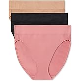 Warner's womens Warners® Blissful Benefits Women's Dig-free Breathable Microfiber 3-pack Hi-cut Rt4963w