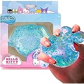 Horizon Group USA Slimygloop Gelli Gels, Cinnamoroll | Slow-Flow Glitter Squishy Sensory Toys, Squeeze Stress Ball for Kids and Teens, Satisfying Sugar Squish Fidget