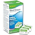 SinuCleanse Pre-Mixed Saline Packets for Nasal Wash Irrigation Systems, 100 Count-All-Natural, Pharmaceutical Grade, and PH B