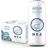 NEA Canned Water &mdash; Austrian Alps Natural Spring Water in BPA-Free Aluminum Cans &mdash; Plastic-Free, No Metallic Taste, Supports Coral Reef Restoration &mdash; 16.9 fl oz (12-Pack)