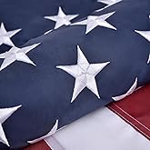 American Flags for Outside 4x6 FT, 4x6 American Flag Outdoor Heavy Duty with High Wind, US Flag with Embroidered Stars, Brass Grommets, Thicken USA Flag