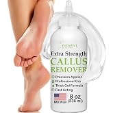Callus Remover for Feet (Extra Strength 8 oz) Foot Callus Remover Gel | Salon Results at Home in Minutes, Easily Softens and Removes Dead Hard Skin on Heels &amp; Feet, Pedicure Tool for Feet