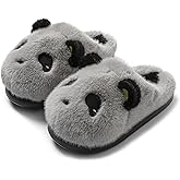 WYIKE Panda Plush Animal Slippers - Warm & Soft Women's Home Slippers for Indoor/Outdoor