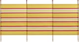 Yello WBL Printed Outdoor Windbreak 120 cm H x 224 cm W Striped view 4