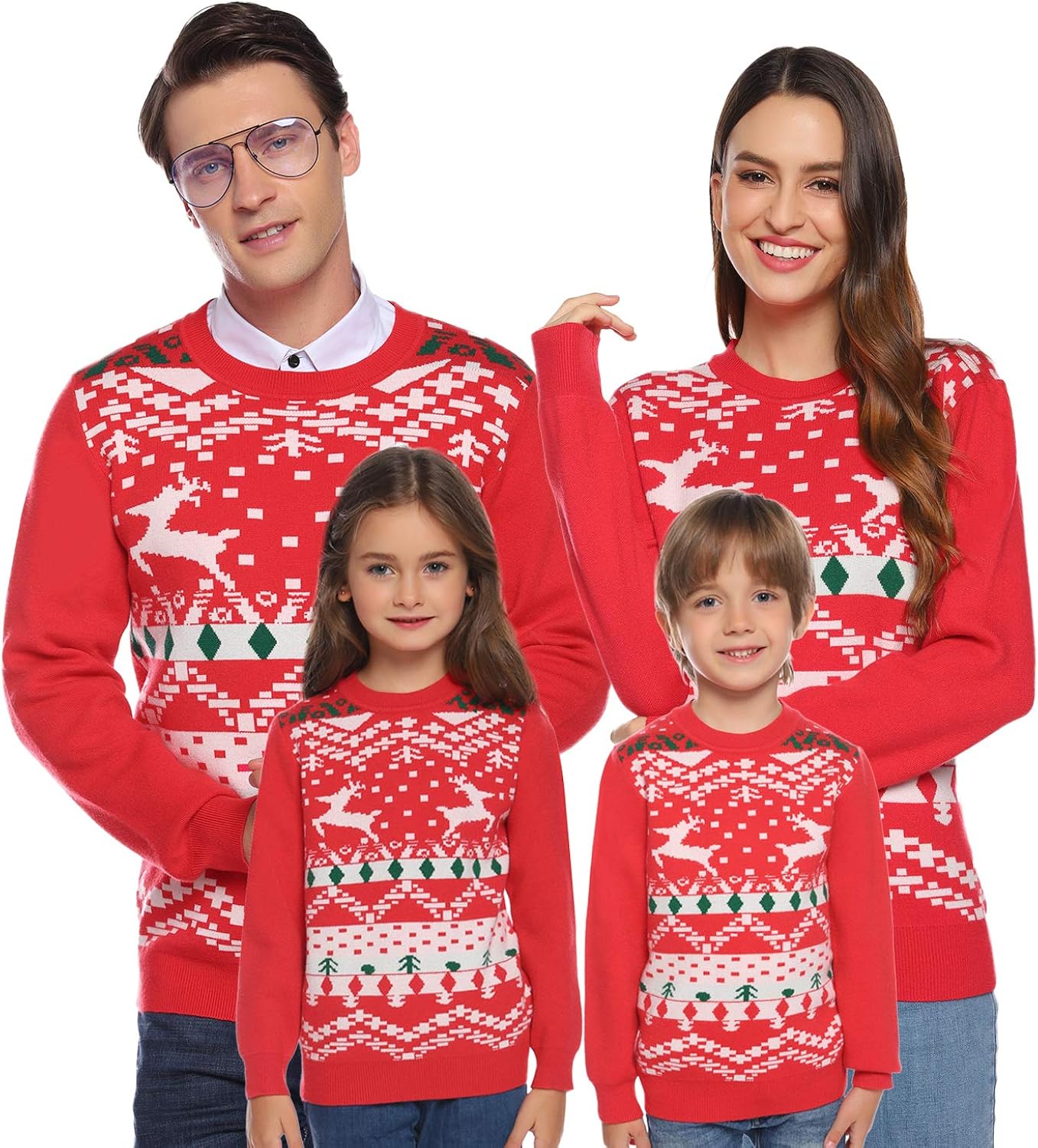 matching family ugly christmas sweaters