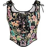 Scarlet Darkness Women Renaissance Corset Pirate Bustier Top Bodice Bodyshaper
