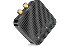 ELEVENKR Bluetooth to RCA Adapter for Stereo Receiver - aptX HD Long Range Low Latency, Bluetooth Receiver for Home Stereo Wireless Audio Adapter for Music Streaming Sound System