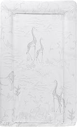 Babycurls Baby Changing Mat Safari Sketches 76 x 45cm Foam Raised Edges