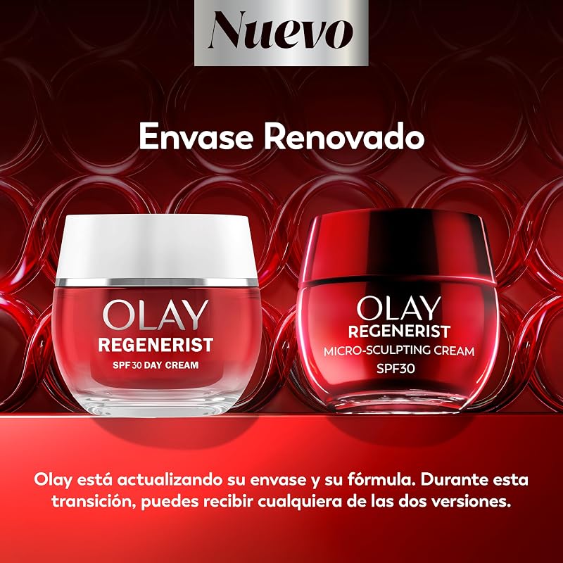 Creme diurno facial olay regenerist com fps 30, fórmula com vitamina b3 e niacinamida, hidratação 24h, 50 mililitros