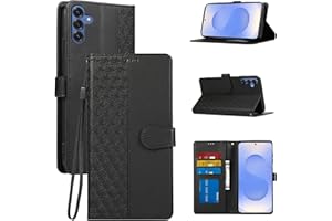 Oduio Case for Samsung Galaxy S26 with Wrist Strap & Magnetic Clasp Samsung S26 Case Wallet Card Holder Slots PU Leather Phon