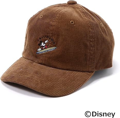 Amazon Disney ディズニー ミッキーマウスデザイン コーデュロイキャップ キッズ 帽子 通販