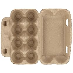 GINLANK 45 PCS 8 Count Egg Cartons Bulk, 7.8 x 4.3