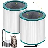 2 Pack TP01 HEPA Replacement Filter Compatible with Dyson Tower Purifier Pure Cool Link TP01, TP02, TP03, AM11, BP01 Models, Compare to Part 968126-03, Replacement Air Purifier Filter