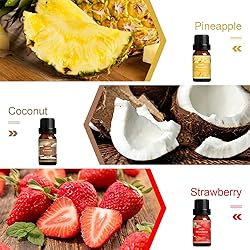 SALUBRITO Fresh Fruit Fragrance Oils Set, Essential
