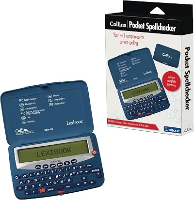 Lexibook Collins English Dictionary 13th Edit Electronic Pocket Spellchecker