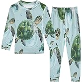 Vozoza Pajama Sets Long Sleeve Top with Pants Cotton Soft Sleepwear 2 Piece Pjs Set