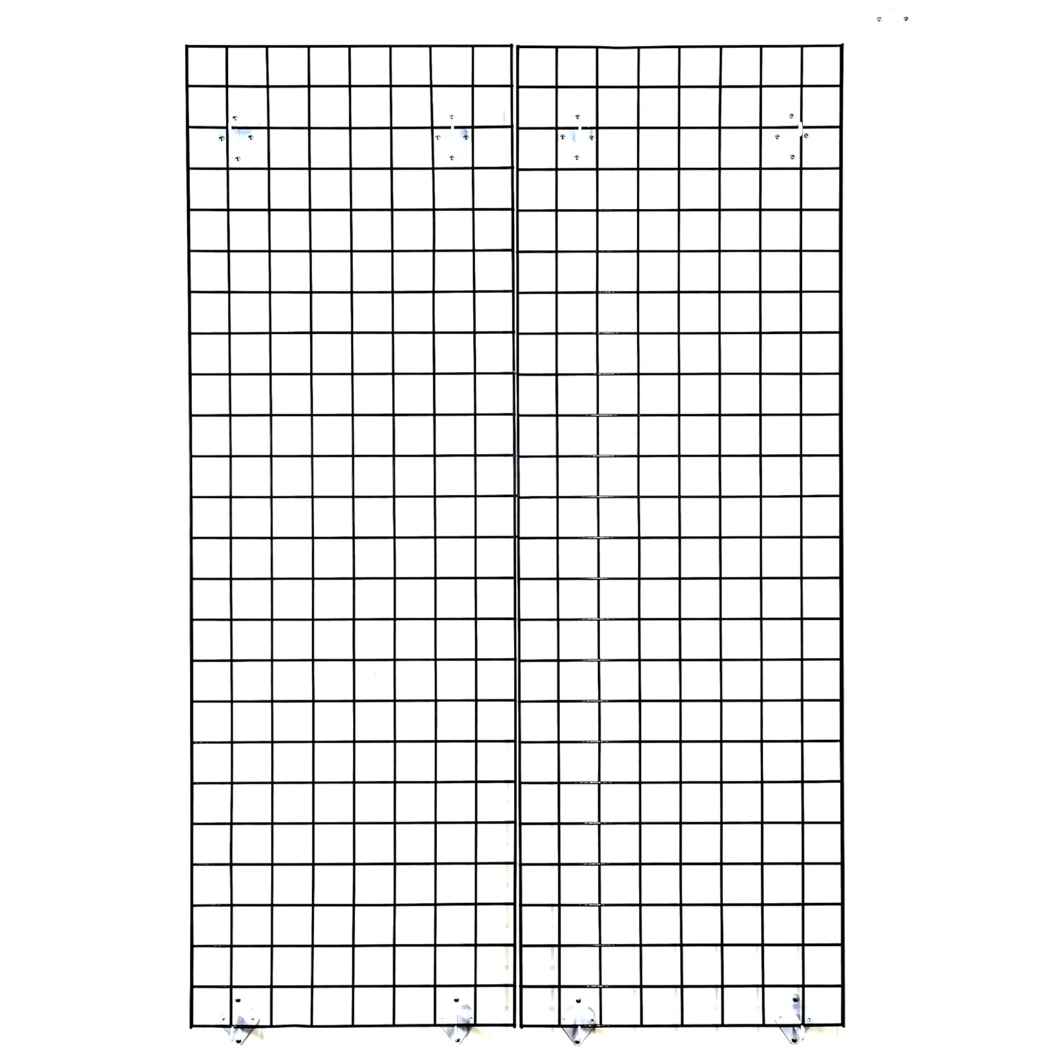 3 Grids Per Carton 1’ Width x 5’ Height White Grid Panel for Retail