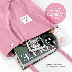LHMTQVK Tote, Corduroy Bag Women's Shoulder Purses