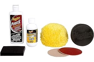 Meguiar's Heavy Duty Headlight Restoration Kit - G2980C [New Version] - Headlights stay clear for one year