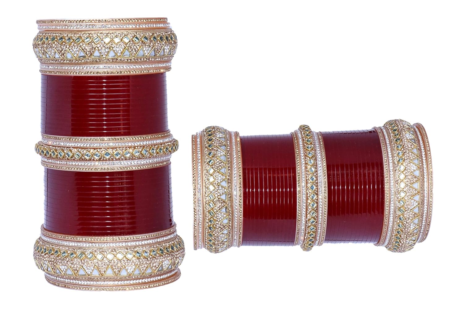 Bridal chura maroon Clearance
