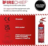 Firechief 600g ABC Powder Fire Extinguisher with Bracket – 5 Year Guarantee view 7