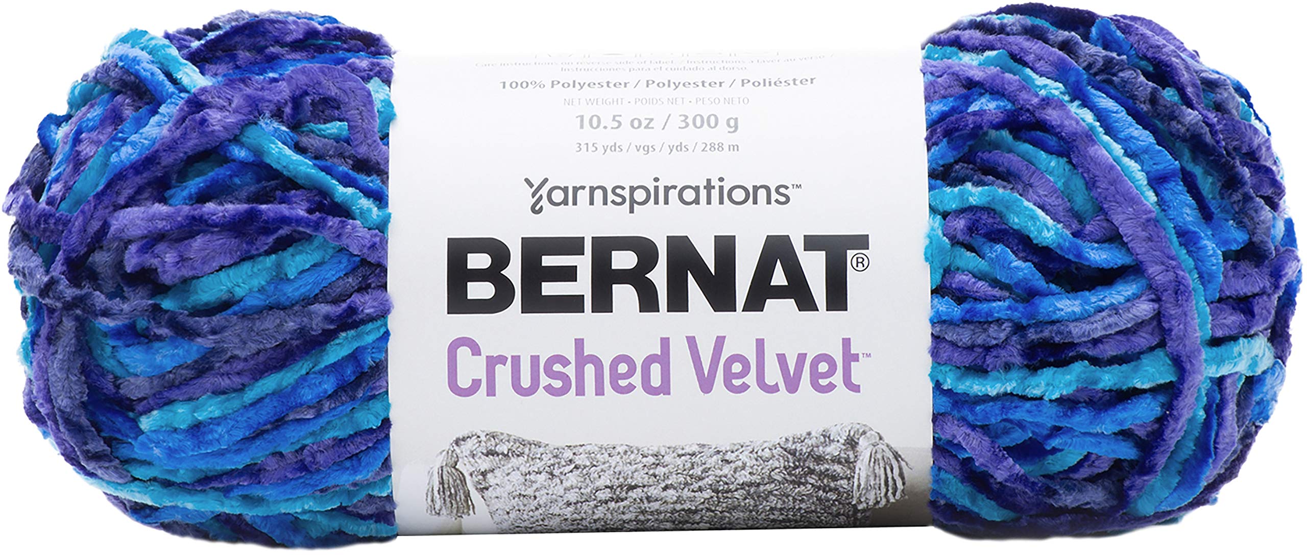 Bernat Crushed Velvet 300g - Blue Brilliance โ image 1