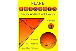 Plane Geometry Practice Workbook with Answers (Master Essential Geometry Skills 1)