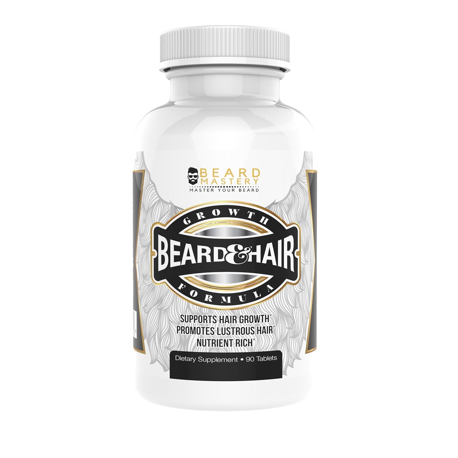 Beard Growth Vitamins For Men Safe And Effective Formula For Facial Hair Supplements For A Fuller