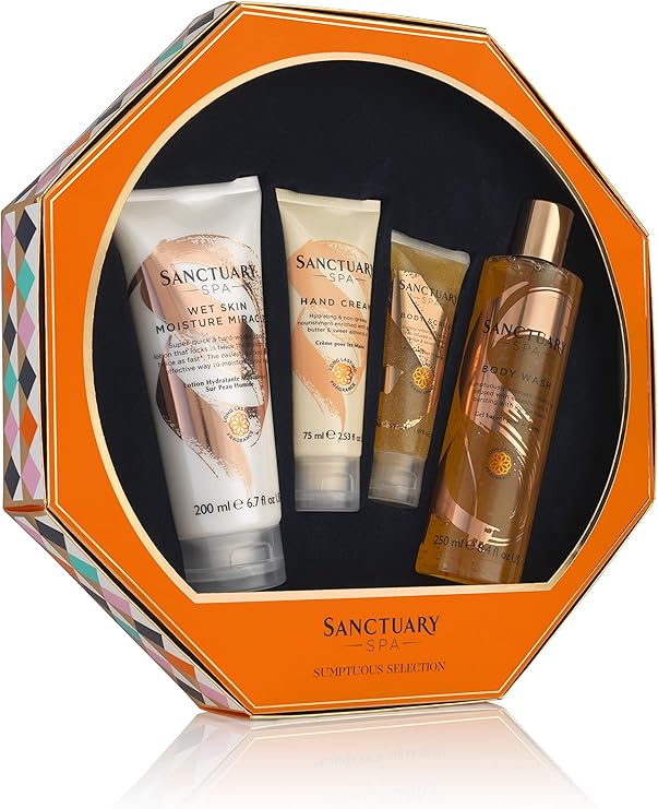 Sanctuary Spa Shower Gel, Body Scrub, Wet Skin Moisture Miracle Body