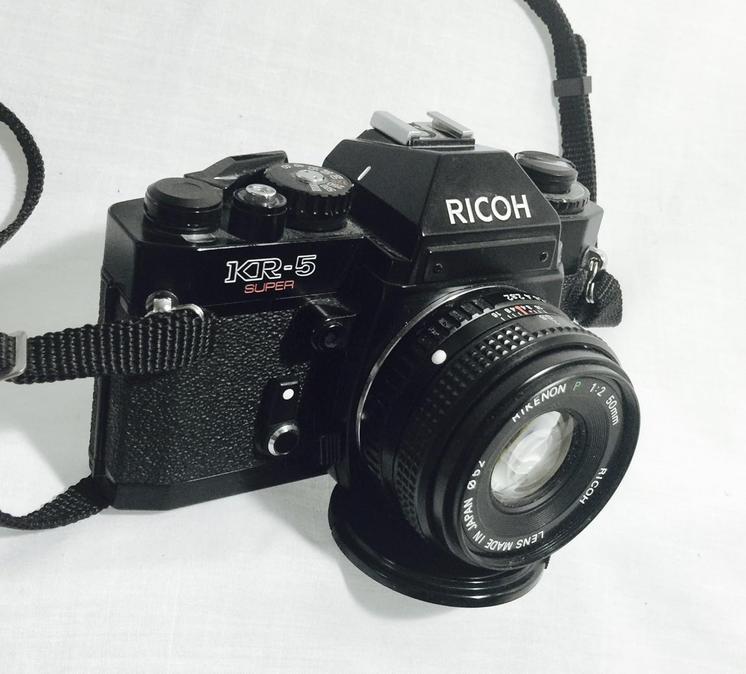 Amazon.com : Vintage Ricoh KR-5 Super With Rikenon 1:2 50mm Lens : Camera &  Photo