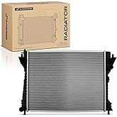 A-Premium Engine Coolant Radiator Assembly Compatible with Ford | for Mustang 2005 2006 2007 2008 2009 2010 2011 2012 2013 2014, 3.7L 4.0L 4.6L 5.0L V6 V8
