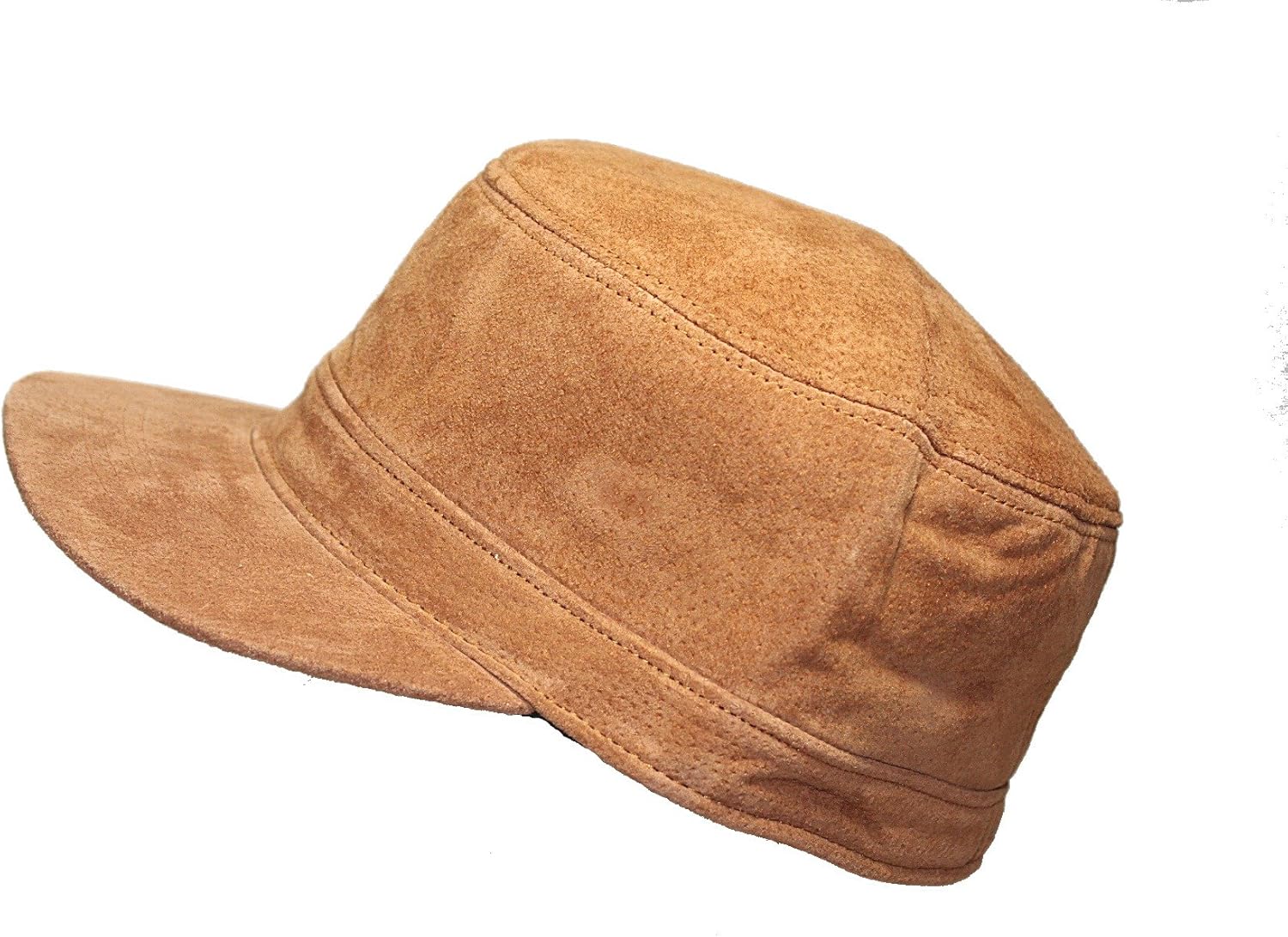 suede fitted hat